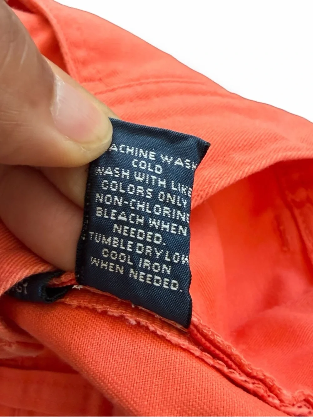 NWT Polo Ralph Lauren Orange Linen Gellar Fatigue Cargo Shorts Vintage Y2K Sz 38